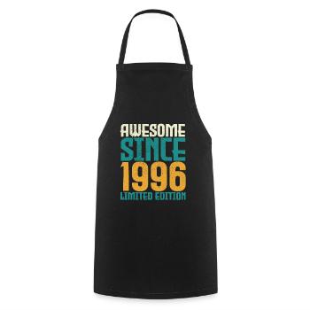 Awesome Since 1996 limited edition. - Cooking Apron - black - Front - AI Model Male 185 dark (185cm)