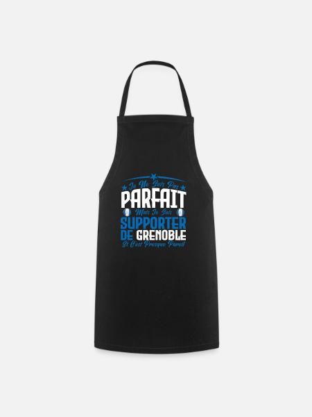 je ne suis pas parfait, supporteur de Grenoble. - Tablier de cuisine - noir