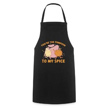 Youre The Pumpkin To My Spice Pumpkin Gift - Cooking Apron - black - Front - AI Model Male 185 dark (185cm)
