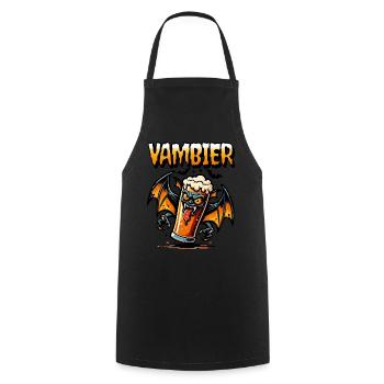 VAMBIER - Kochschürze - Schwarz - Vorne - AI Model Male 185 dark (185cm)