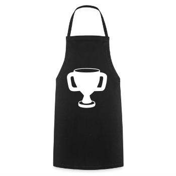 Coupe Dessin Gagner Croquis Blanc - Tablier de cuisine - noir - Devant - AI Model Male 185 dark (185cm)