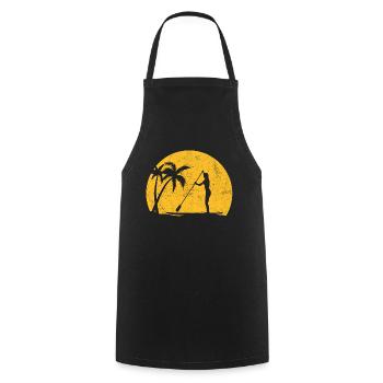Stand Up Paddling - Cooking Apron - black - Front - AI Model Male 185 dark (185cm)