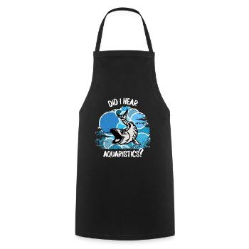 Aquarium Aquarist Fish Ornamental Fish Aquaristics - Cooking Apron - black - Front - AI Model Male 185 dark (185cm)