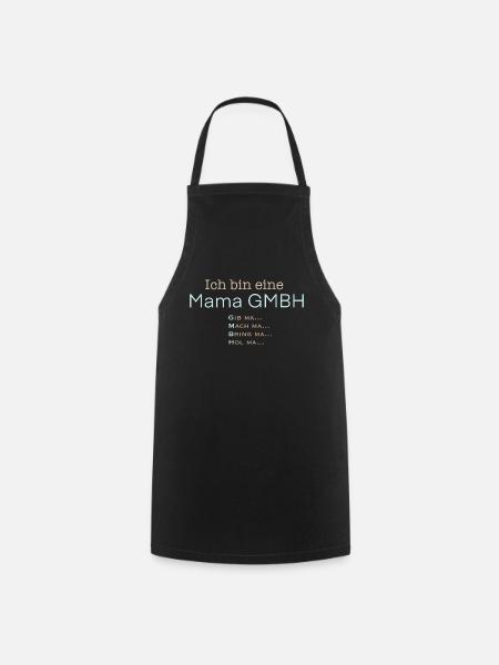 Mama GmbH – Mom in the lead - Cooking Apron - black