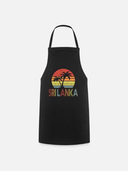 Sri Lanka - Cooking Apron - black