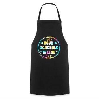 Conseil Scolaire Tie Dye Conseiller Scolaire - Tablier de cuisine - noir - Devant - AI Model Male 185 dark (185cm)
