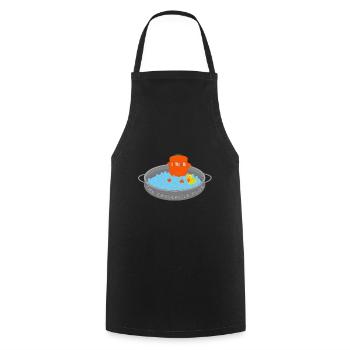 CLUB - Cooking Apron - black - Front - AI Model Male 185 dark (185cm)