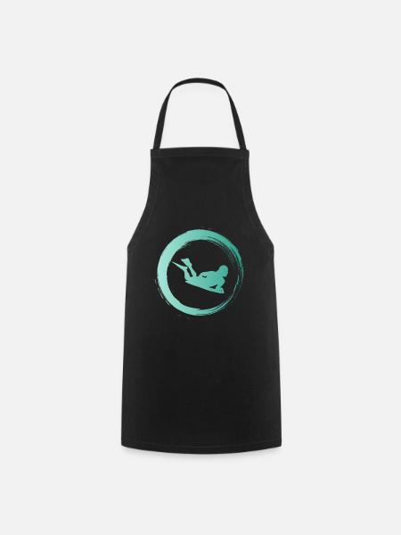 Sporty Hobby Leidenschaft Bodyboard - Kochschürze - Schwarz