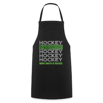 Hockey Field hockey Hockey players Artificial turf hockey - Cooking Apron - black - Front - AI Model Male 185 dark (185cm)