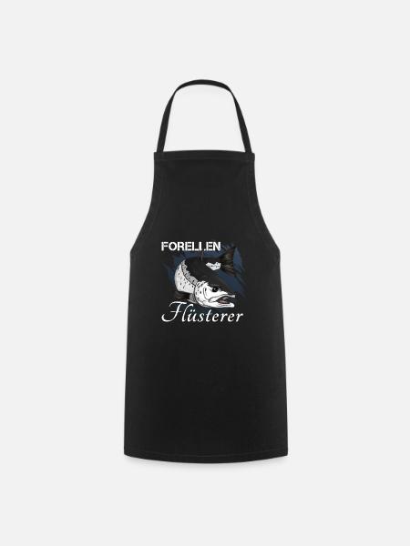 Forellen Flüsterer - Kochschürze - Schwarz
