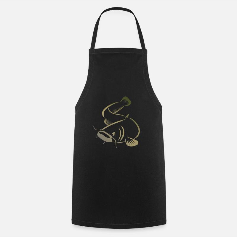 Pêche au silure - Tablier de cuisine - noir