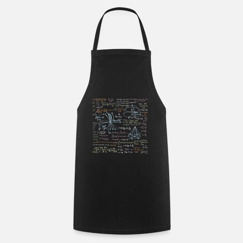 Funny math formula - Cooking Apron - black