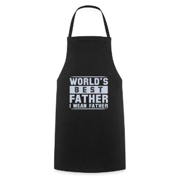 Weltweit bester Farter Mid-Range Dad- Funny Dads - Kochschürze - Schwarz - Vorne - AI Model Male 185 dark (185cm)