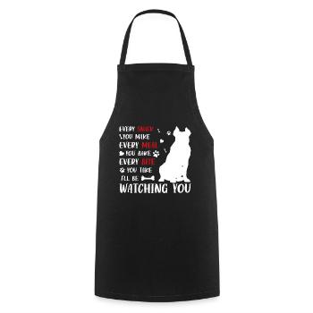 Every snack you make every meal - Kochschürze - Schwarz - Vorne - AI Model Male 185 dark (185cm)
