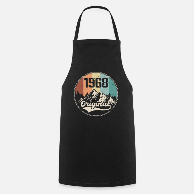Original 1968 Geburtstagsgeschenk - 1968 - Kochschürze - Schwarz