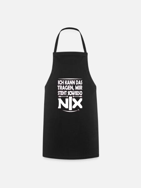 Ich kann das tragen,lustig Spruch, Geschenk - Kochschürze - Schwarz