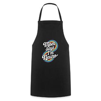 Neurodivers - Cooking Apron - black - Front - AI Model Male 185 dark (185cm)