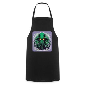 Monstres de Cthulhu dans l’univers - Tablier de cuisine - noir - Devant - AI Model Male 185 dark (185cm)