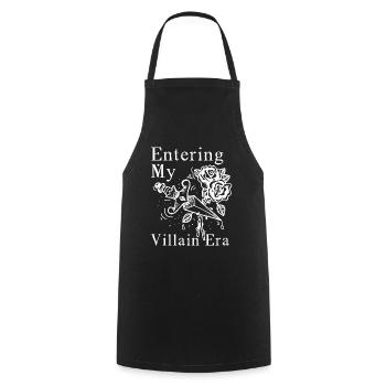 The era of villains begins - Cooking Apron - black - Front - AI Model Male 185 dark (185cm)