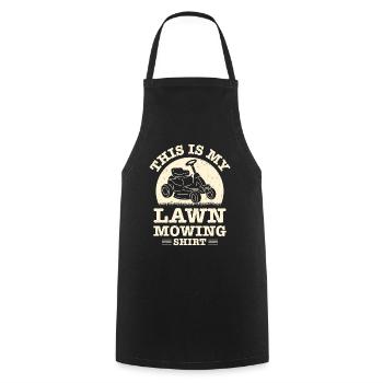Lawn mowing Lawn mowers Gardeners Horticulture - Cooking Apron - black - Front - AI Model Male 185 dark (185cm)