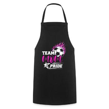 Fußball-Mutter Gameday Soccer Mom - Cooking Apron - black - Front - AI Model Male 185 dark (185cm)