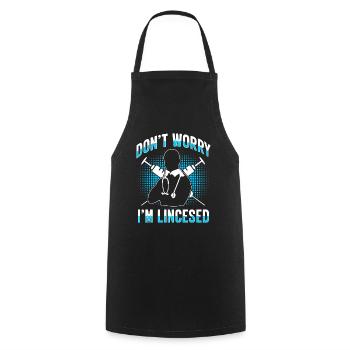 Anesthesiologist Anesthesia Anesthesiology Anesthesiologist - Cooking Apron - black - Front - AI Model Male 185 dark (185cm)