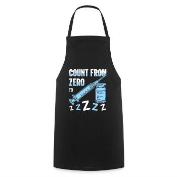Anesthesiologist Anesthesia Anesthesiology Anesthesiologist - Cooking Apron - black - Front - AI Model Male 185 dark (185cm)
