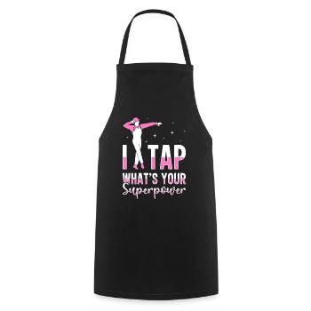 Tap Dancer Tap Dance Shoes Tap Dance Instructor - Cooking Apron - black - Front - AI Model Male 185 dark (185cm)