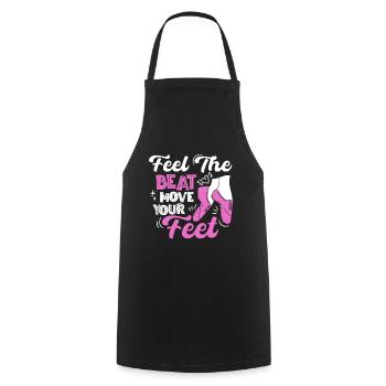 Tap Dancers Tap Dance Shoes Tap Dance Instructors - Cooking Apron - black - Front - AI Model Male 185 dark (185cm)