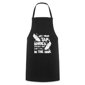 Tap Dancer Tap Dance Shoes Tap Dance Instructor - Cooking Apron - black - Front - AI Model Male 185 dark (185cm)