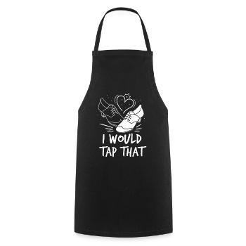Tap Dancers Tap Dance Shoes Tap Dance Instructors - Cooking Apron - black - Front - AI Model Male 185 dark (185cm)