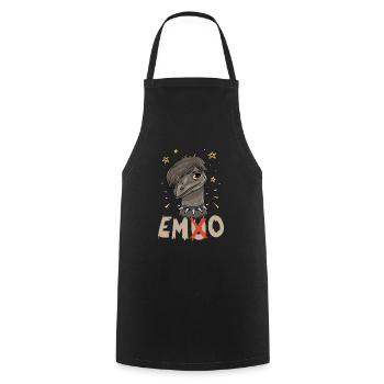 Emo Boy Emo Girl Emu Bird Emocore Punk Ästhetik - Kochschürze - Schwarz - Vorne - AI Model Male 185 dark (185cm)