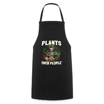 Jardiniers, amateurs de plantes de jardin, collectionneurs de plantes - Tablier de cuisine - noir - Devant - AI Model Male 185 dark (185cm)