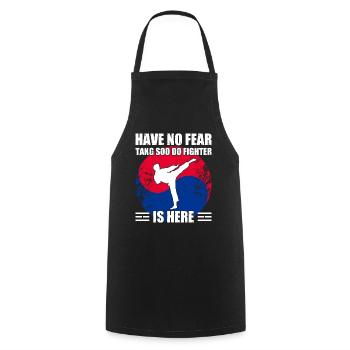 Tang so Do Gift - Cooking Apron - black - Front - AI Model Male 185 dark (185cm)