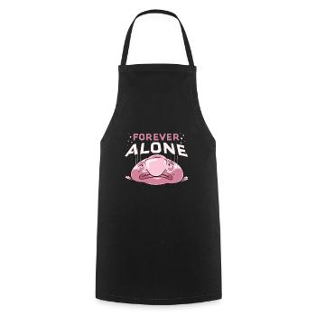 Blob fish - Cooking Apron - black - Front - AI Model Male 185 dark (185cm)