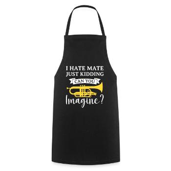 Mellophonist Musical Instrument Orchestra - Cooking Apron - black - Front - AI Model Male 185 dark (185cm)