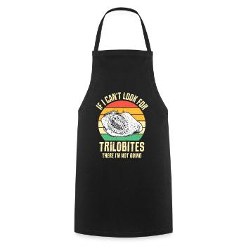 Fossil collecting paleontologist Fossil collector - Cooking Apron - black - Front - AI Model Male 185 dark (185cm)