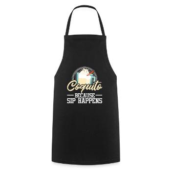 Puerto Rico Puerto Rican - Cooking Apron - black - Front - AI Model Male 185 dark (185cm)