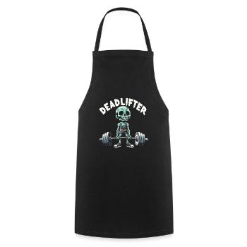 Zombie Deadlifter Deadlift Bodybuilding Workout - Kochschürze - Schwarz - Vorne - AI Model Male 185 dark (185cm)