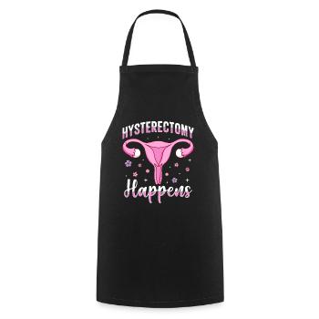 Endométriose Santé des femmes Unique - Tablier de cuisine - noir - Devant - AI Model Male 185 dark (185cm)