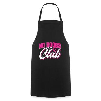 Pride Mastectomie Survivante du cancer Cancer du sein - Tablier de cuisine - noir - Devant - AI Model Male 185 dark (185cm)