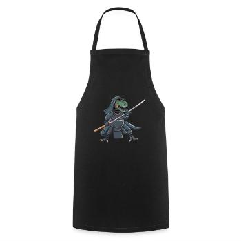 Kendo MMA Fighter Martial Arts - Cooking Apron - black - Front - AI Model Male 185 dark (185cm)