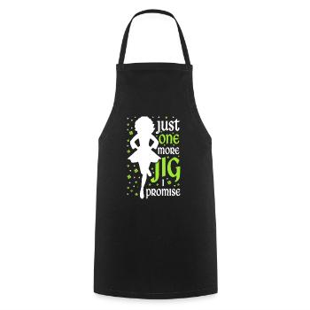 Irish Dance Irish Dancing - Cooking Apron - black - Front - AI Model Male 185 dark (185cm)