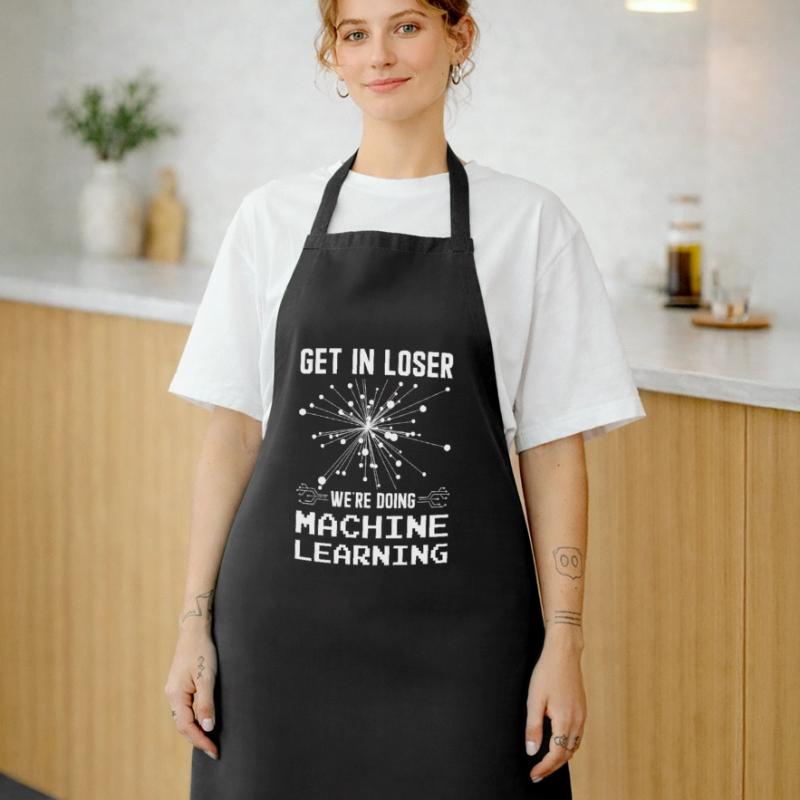 Machine Learning Algorithms AI Data Analyst Cooking Apron