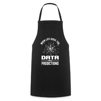 Machine Learning Algorithmen KI Datenanalyst - Kochschürze - Schwarz - Vorne - AI Model Male 185 dark (185cm)