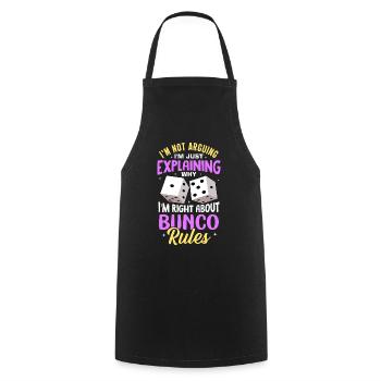 Bunco - Kochschürze - Schwarz - Vorne - AI Model Male 185 dark (185cm)