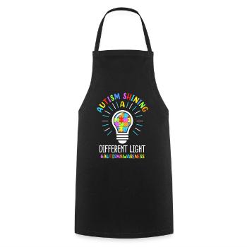 Autism Autistic Autistic - Cooking Apron - black - Front - AI Model Male 185 dark (185cm)