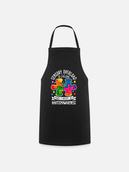 Autism Autistic Autistic - Cooking Apron - black