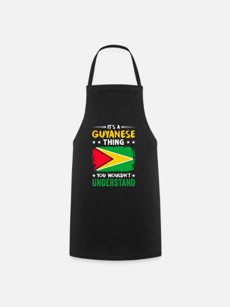 Stolzer Guyanese - Kochschürze - Schwarz