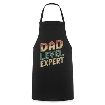 Geschenke Zum Vatertag Für Papa - Kochschürze - Schwarz - Vorne - AI Model Male 185 dark (185cm)